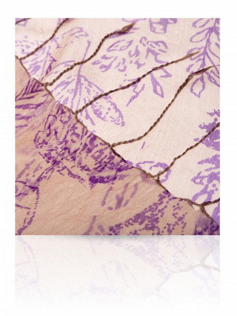 Палантин Женский S-LEAF/VIOLET